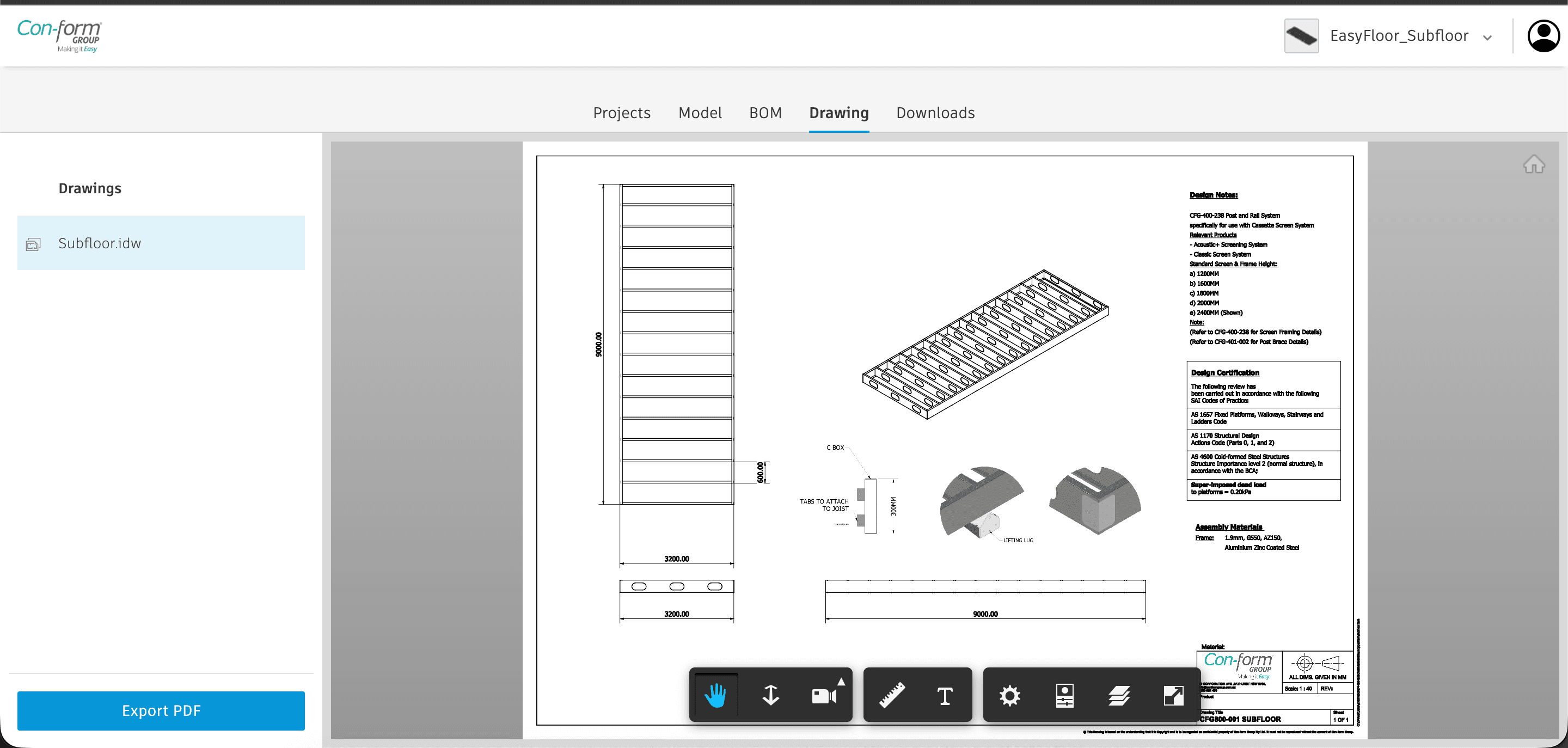 Conform screenshot 2