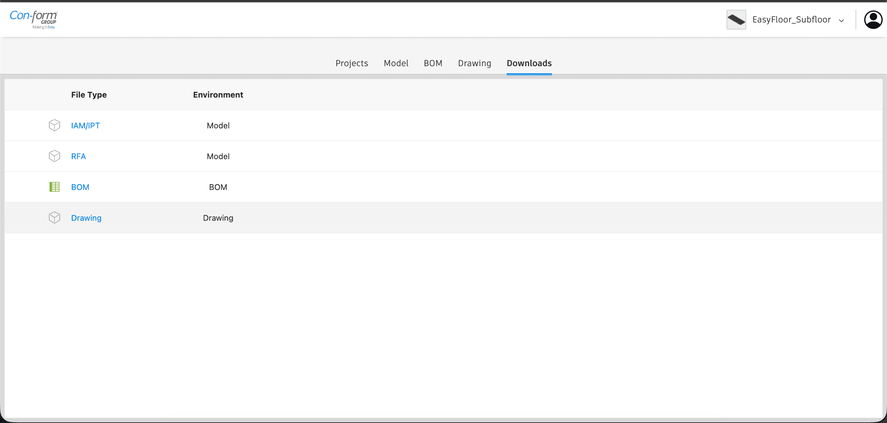 Conform screenshot 3