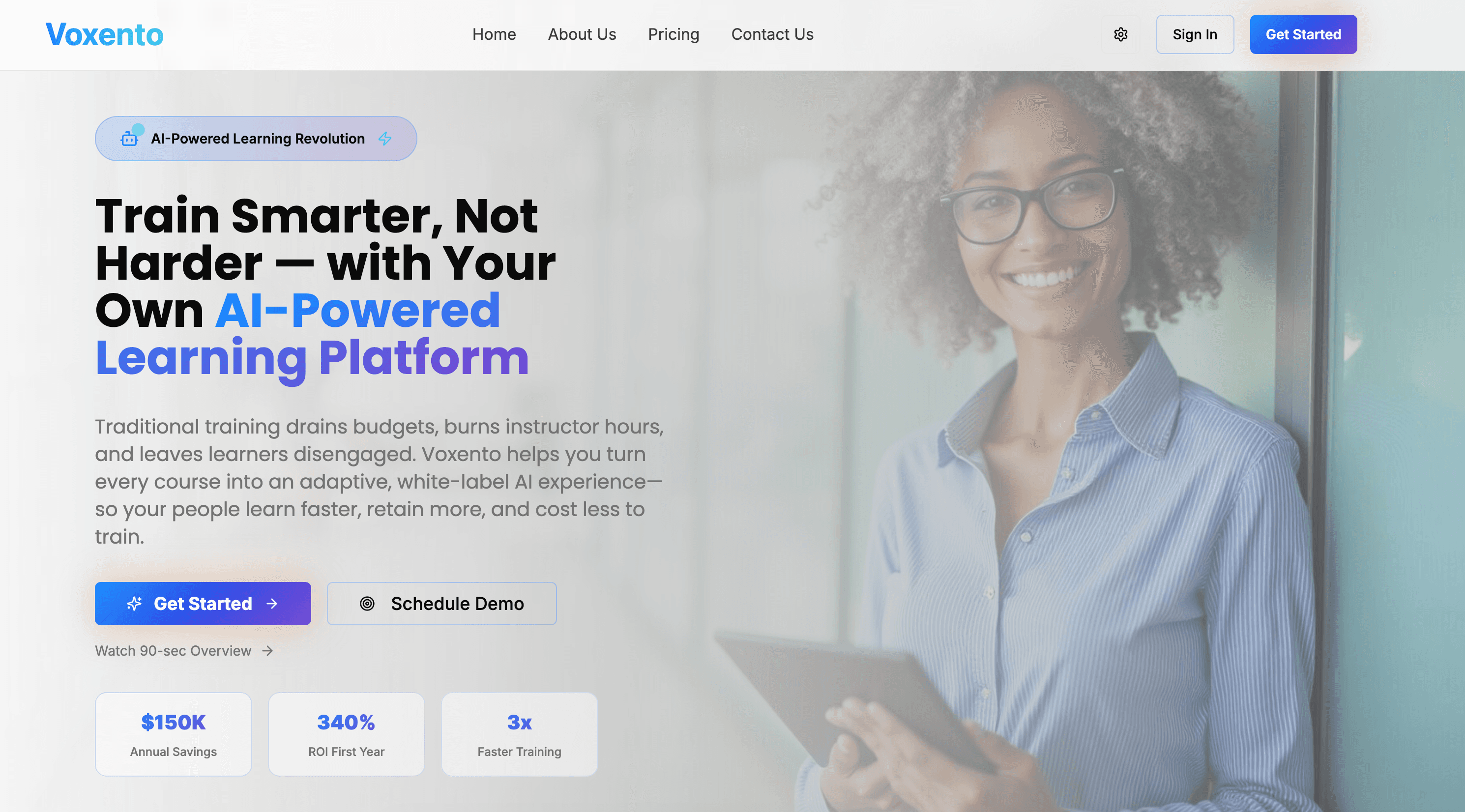 Voxento — AI Communication, Transcription & Course Audio Modules screenshot 1