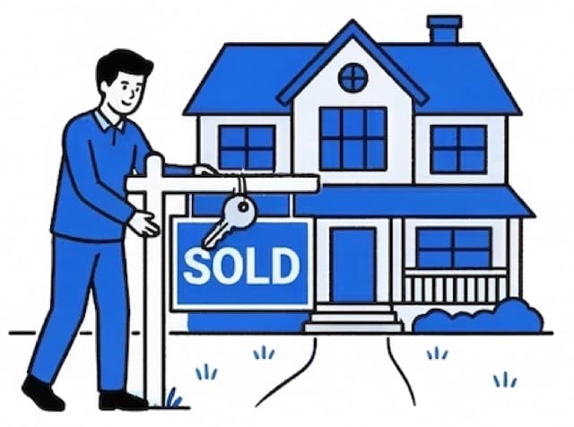 Real Estate automation blueprint illustration