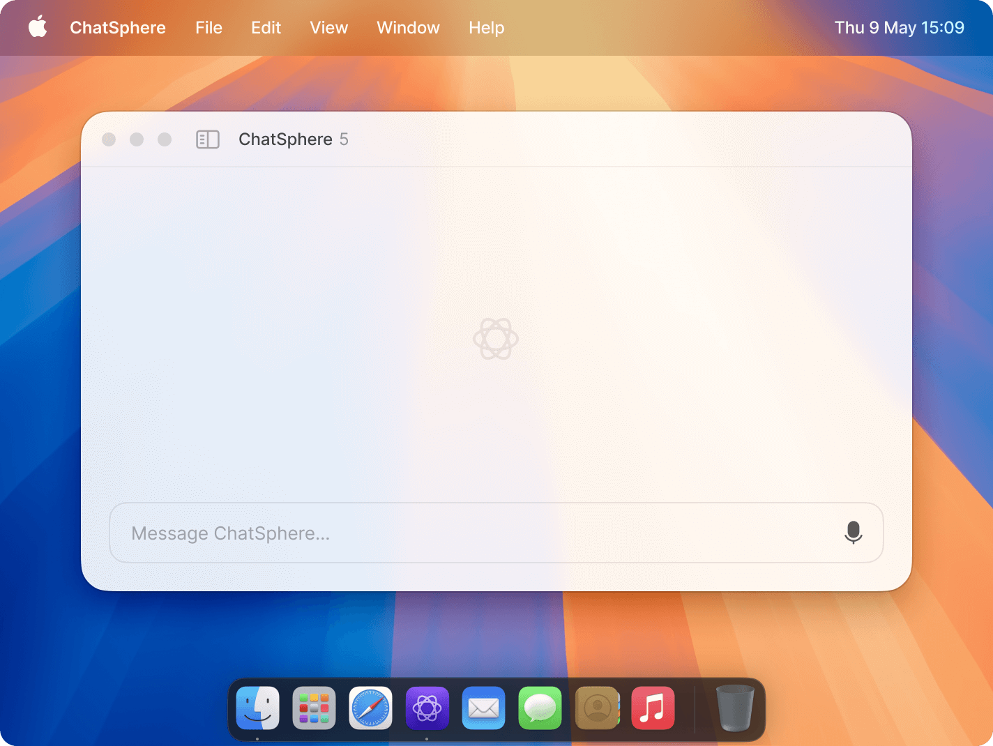 Electron desktop app running on macOS