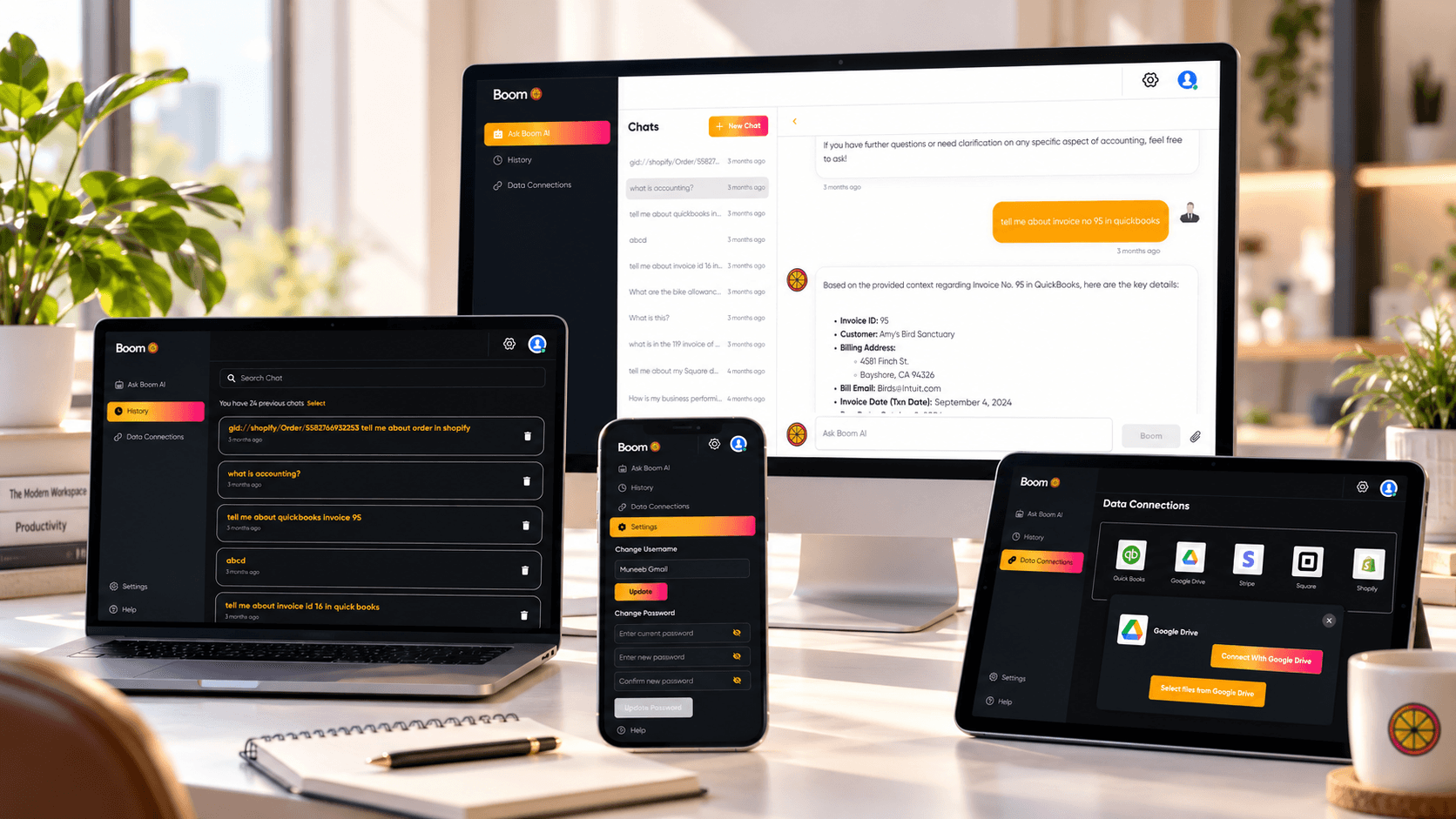 Boom AI project preview
