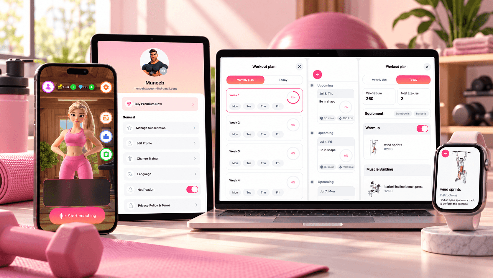 HomeFitAI project overview.