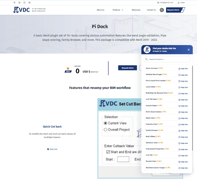 PiVDC Website screenshot 3