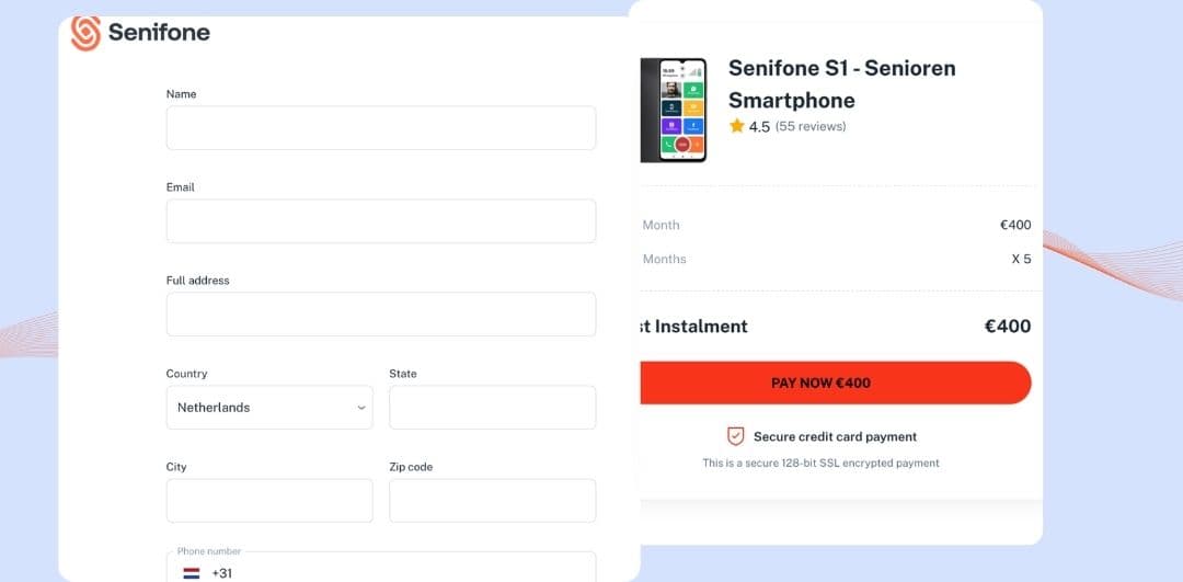 Senifone project preview