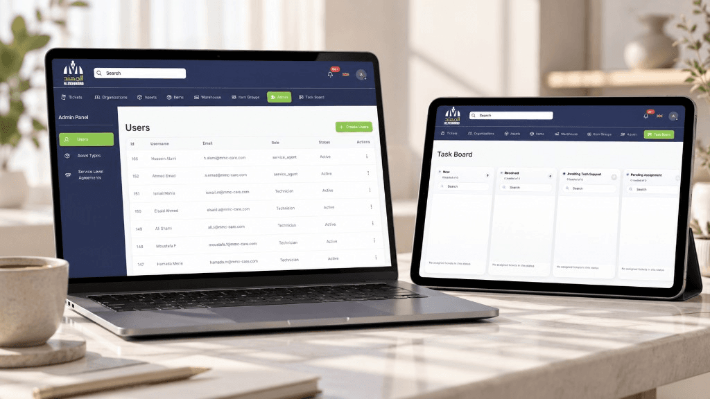 Service Management Software project preview