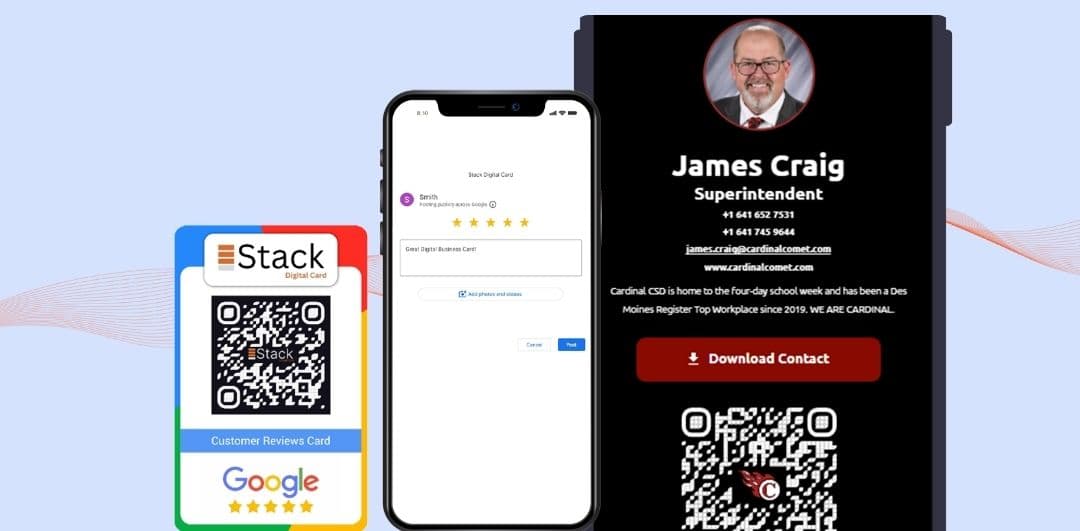 Stack Digital Card project preview