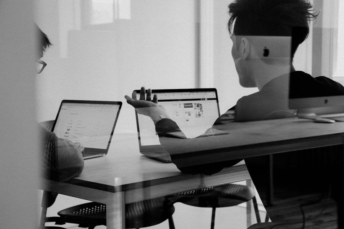 A retail ops team reviewing customer service data across multiple connected systems
