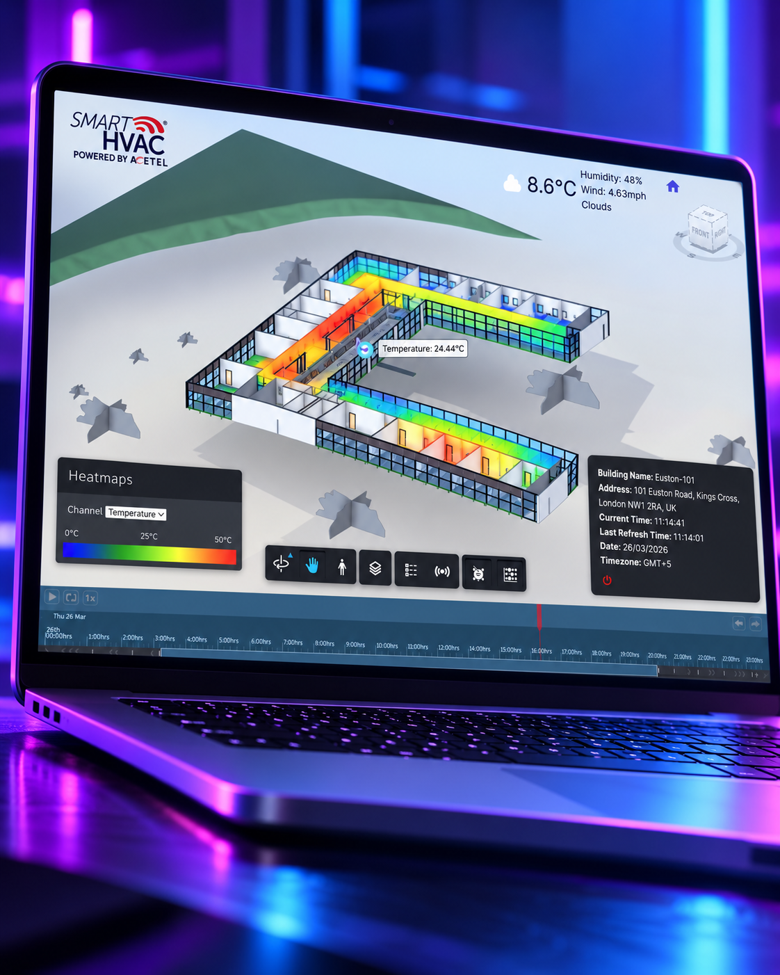 BIM IoT project visual 2