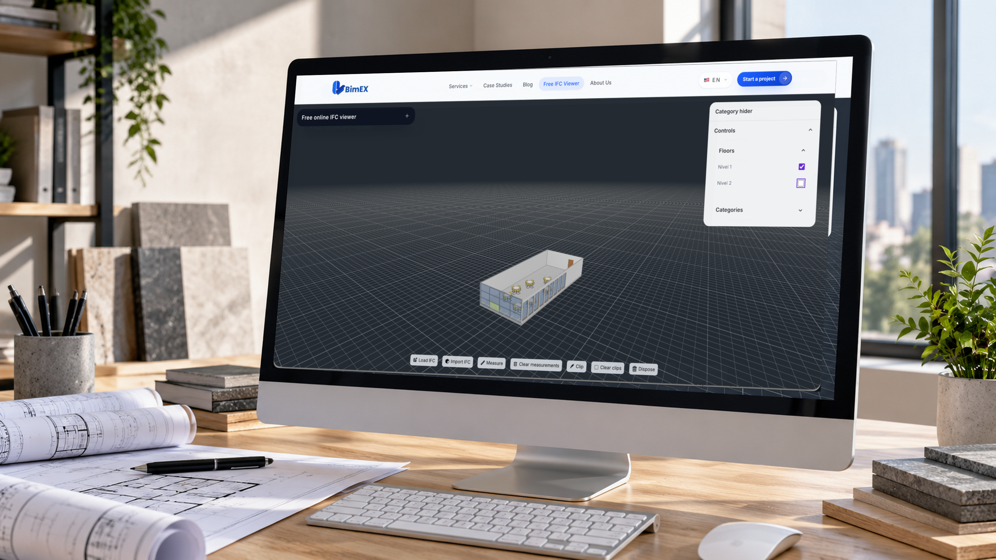 BIMEX AI BIM intelligence platform.