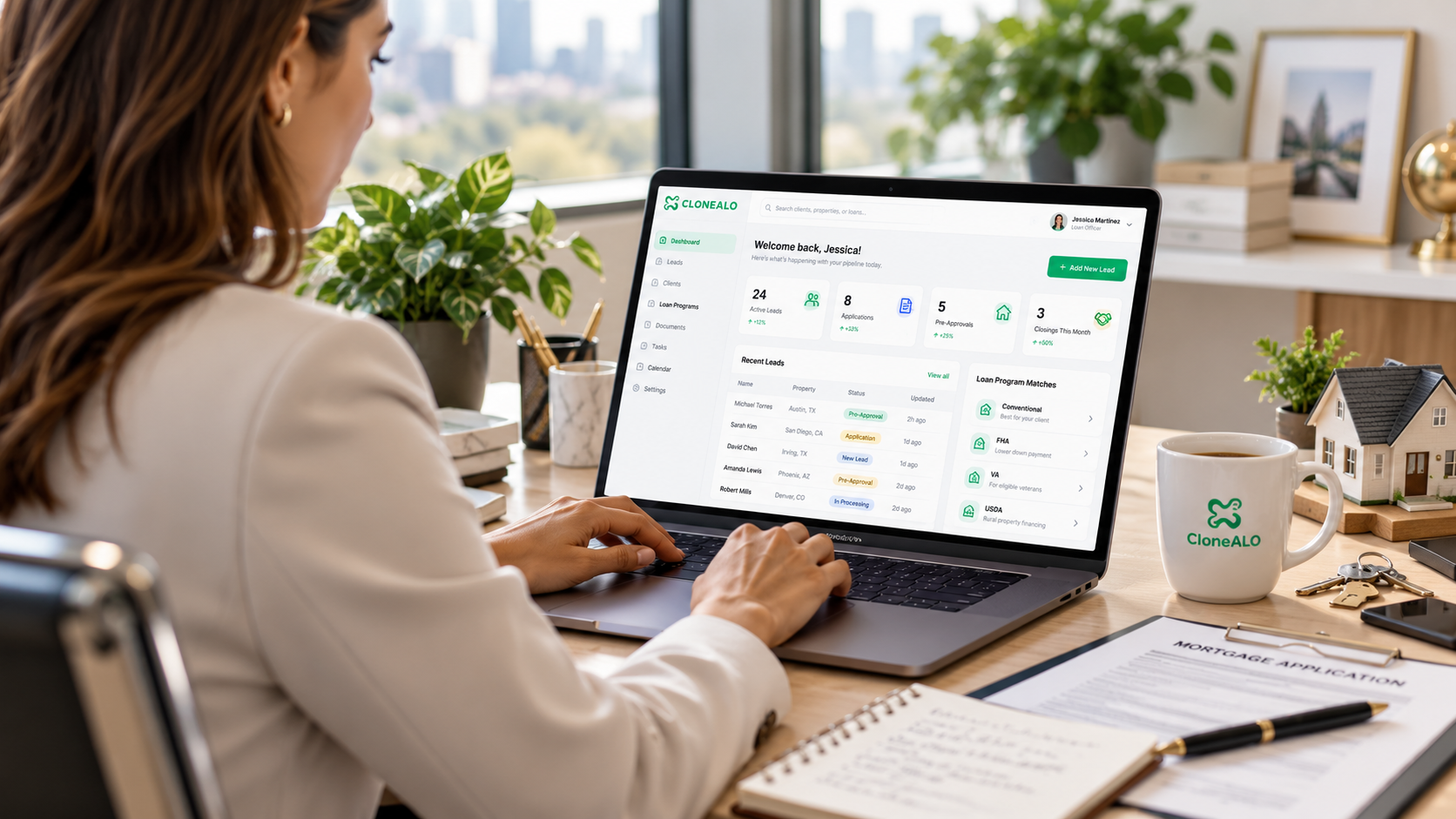 CloneALO, Loan Officer SaaS Platform Outcome 1