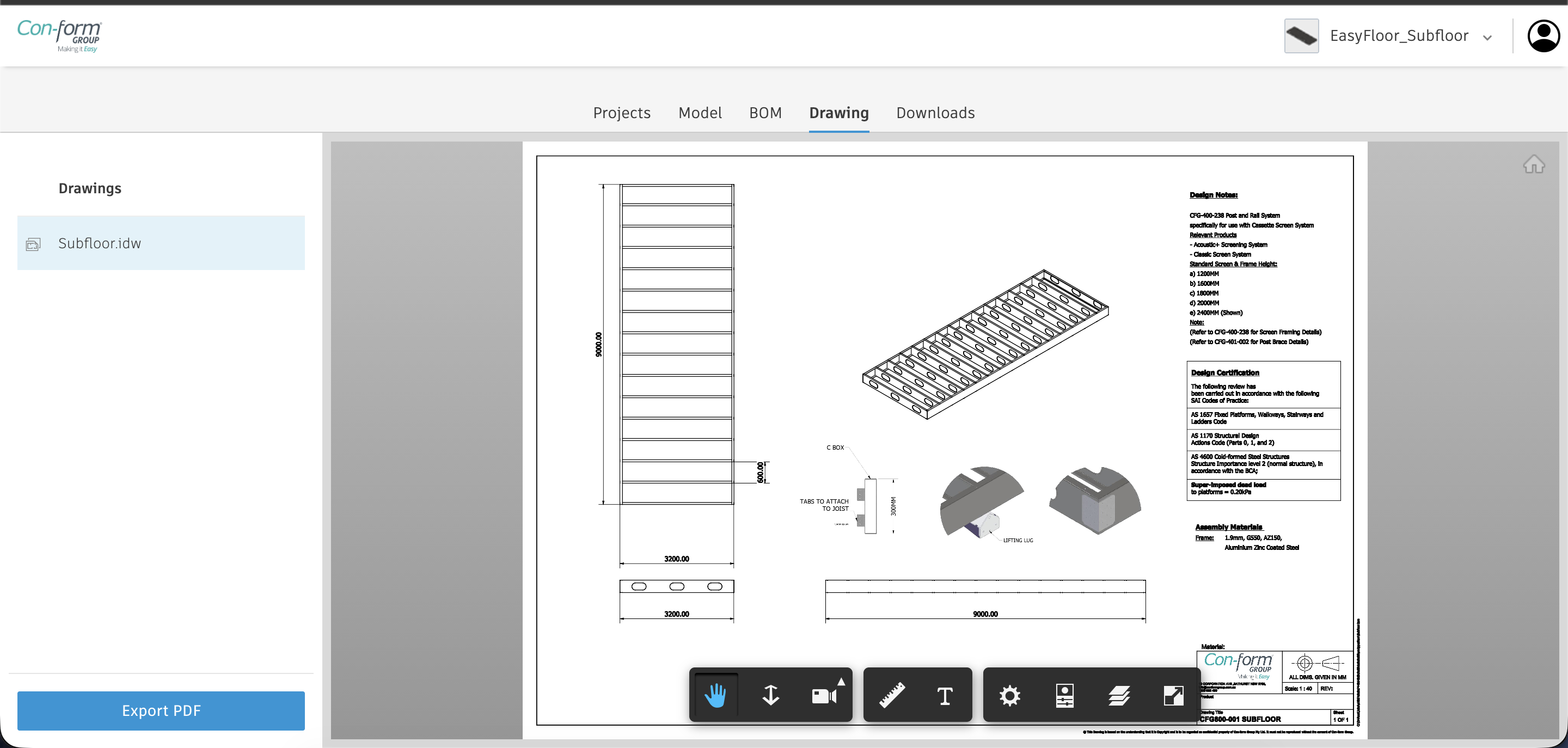Conform screenshot 2