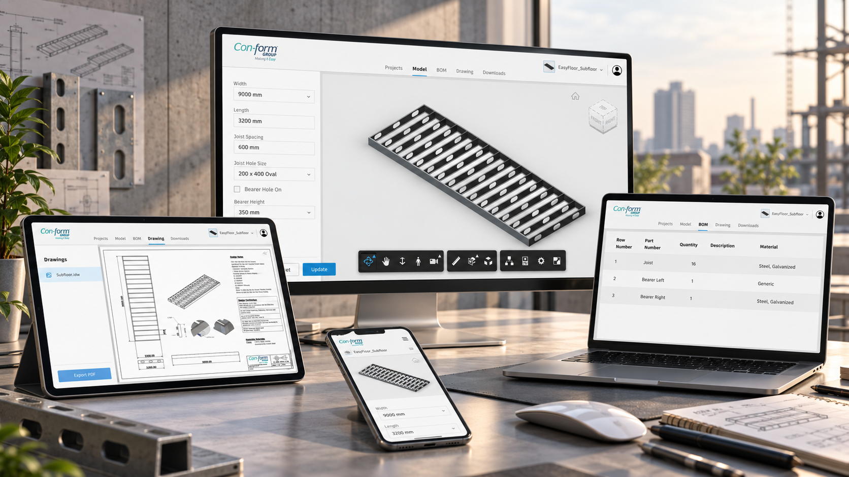 Conform project preview
