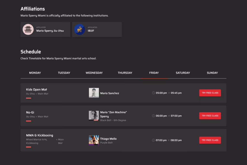 Dojo+ School screenshot 4