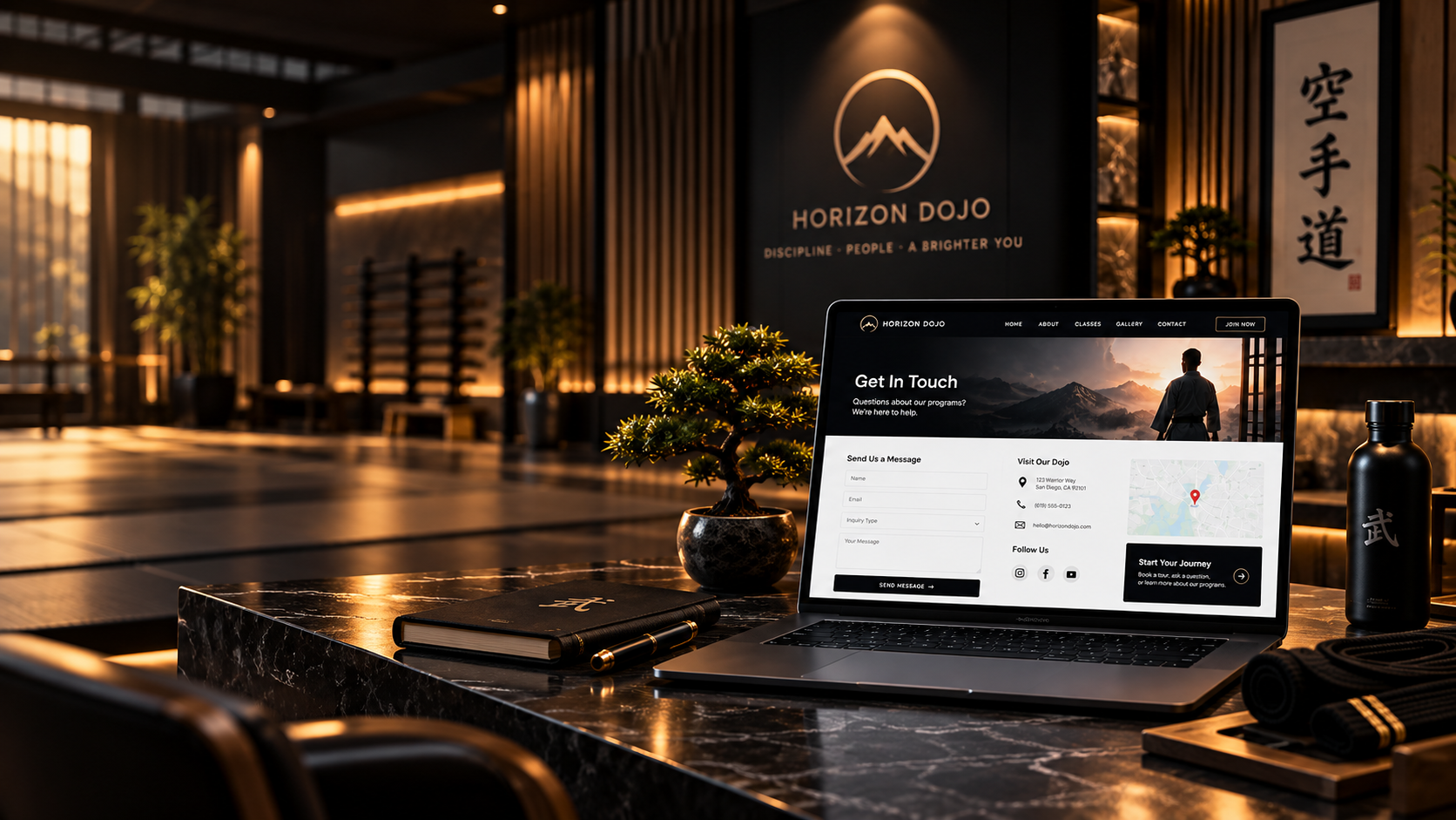 Dojo+ Sites hero product overview