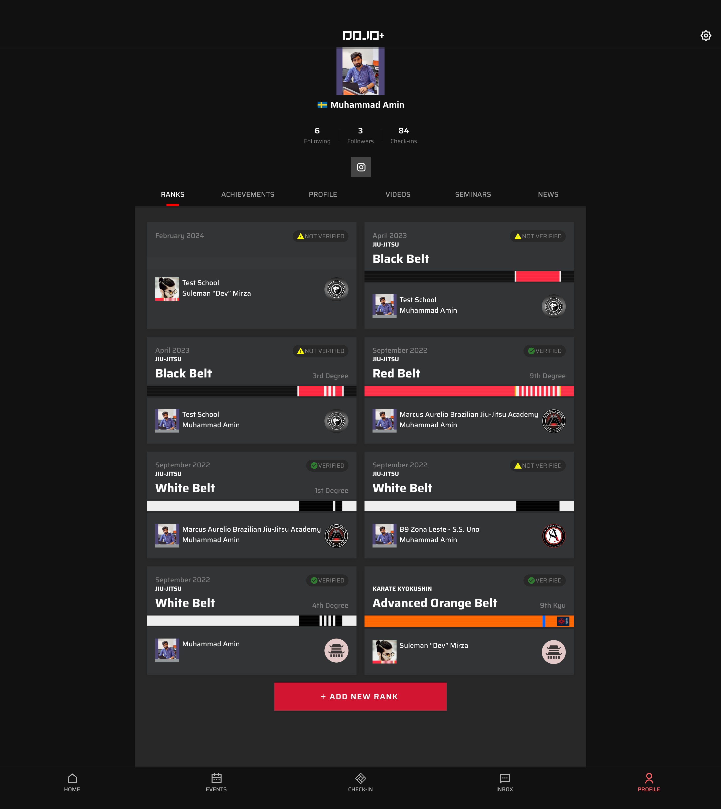 Dojo+ screenshot 2