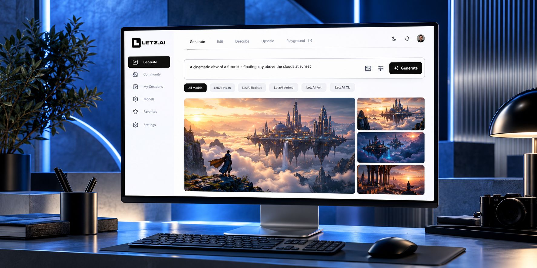 LetzAI hero product overview
