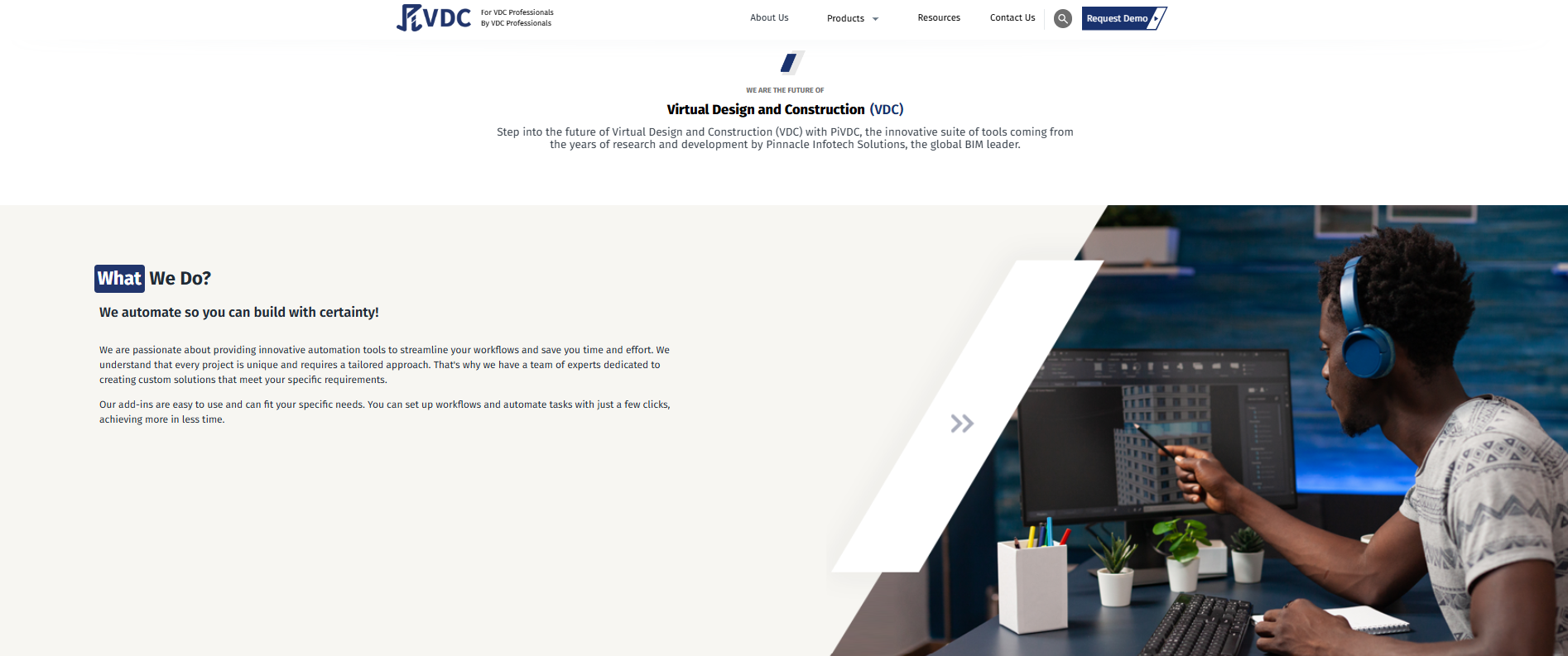 PiVDC Website screenshot 5