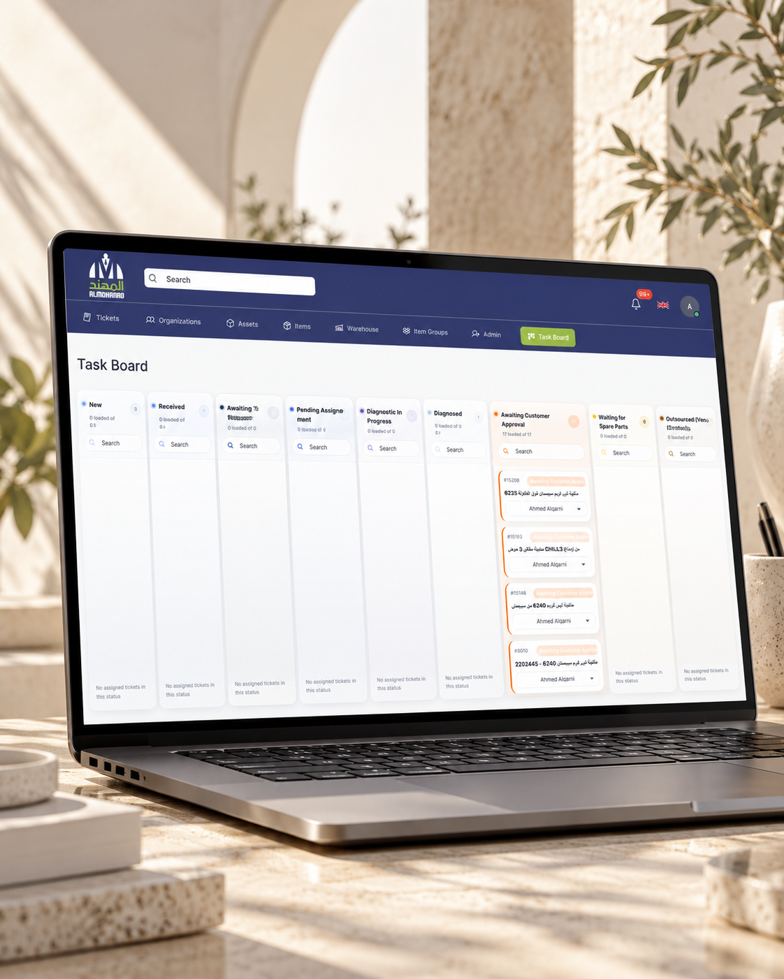 Service Management Software project visual 1