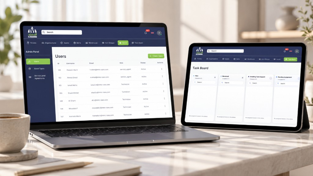 Service Management Software project preview