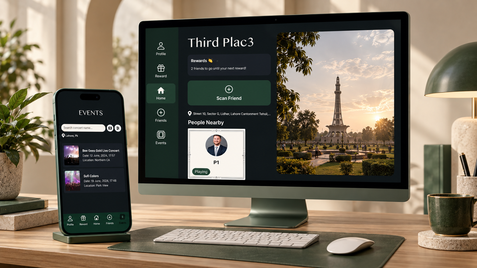 Third Place hero product overview
