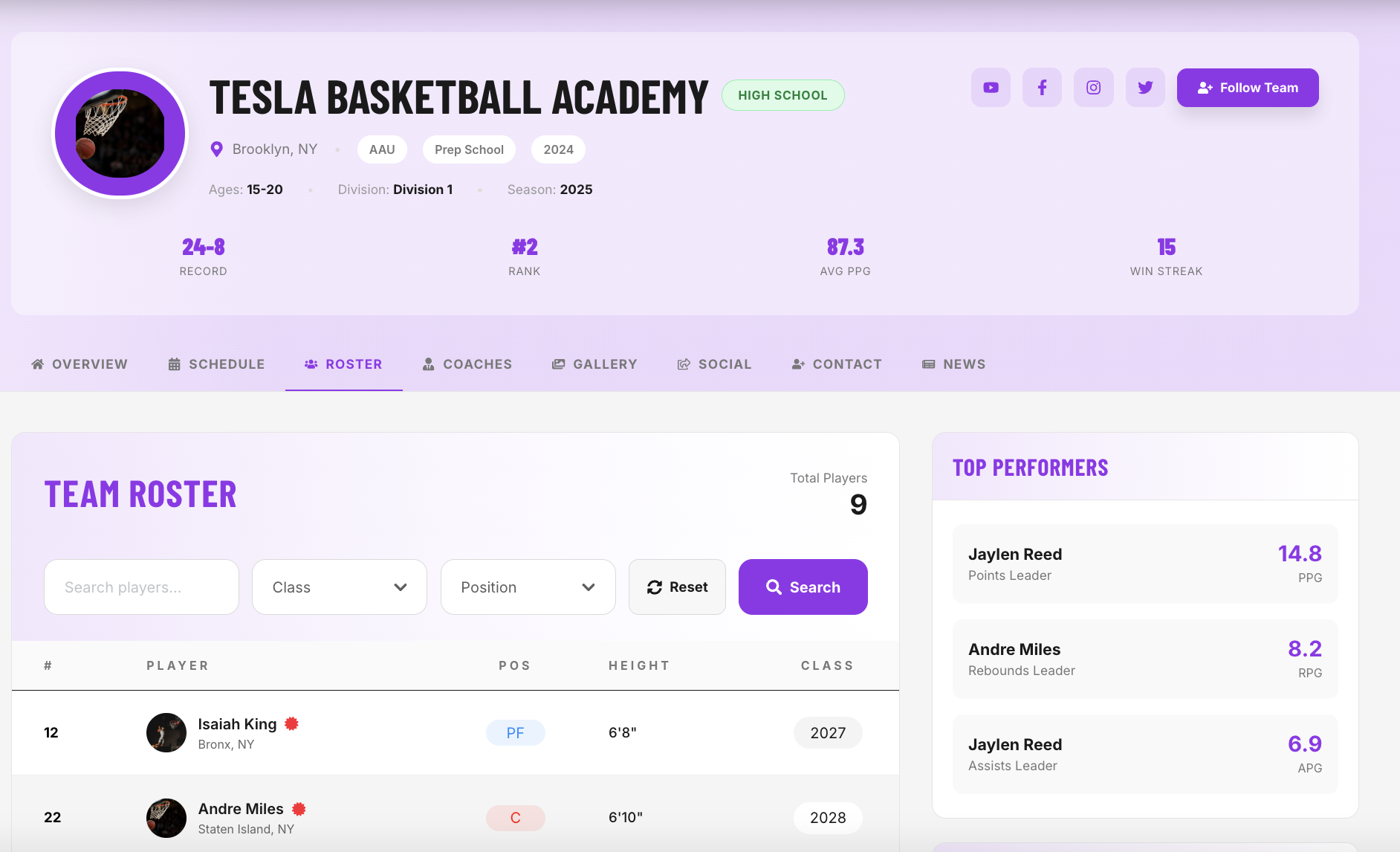 Undiscovered Hoops Subsite screenshot 2
