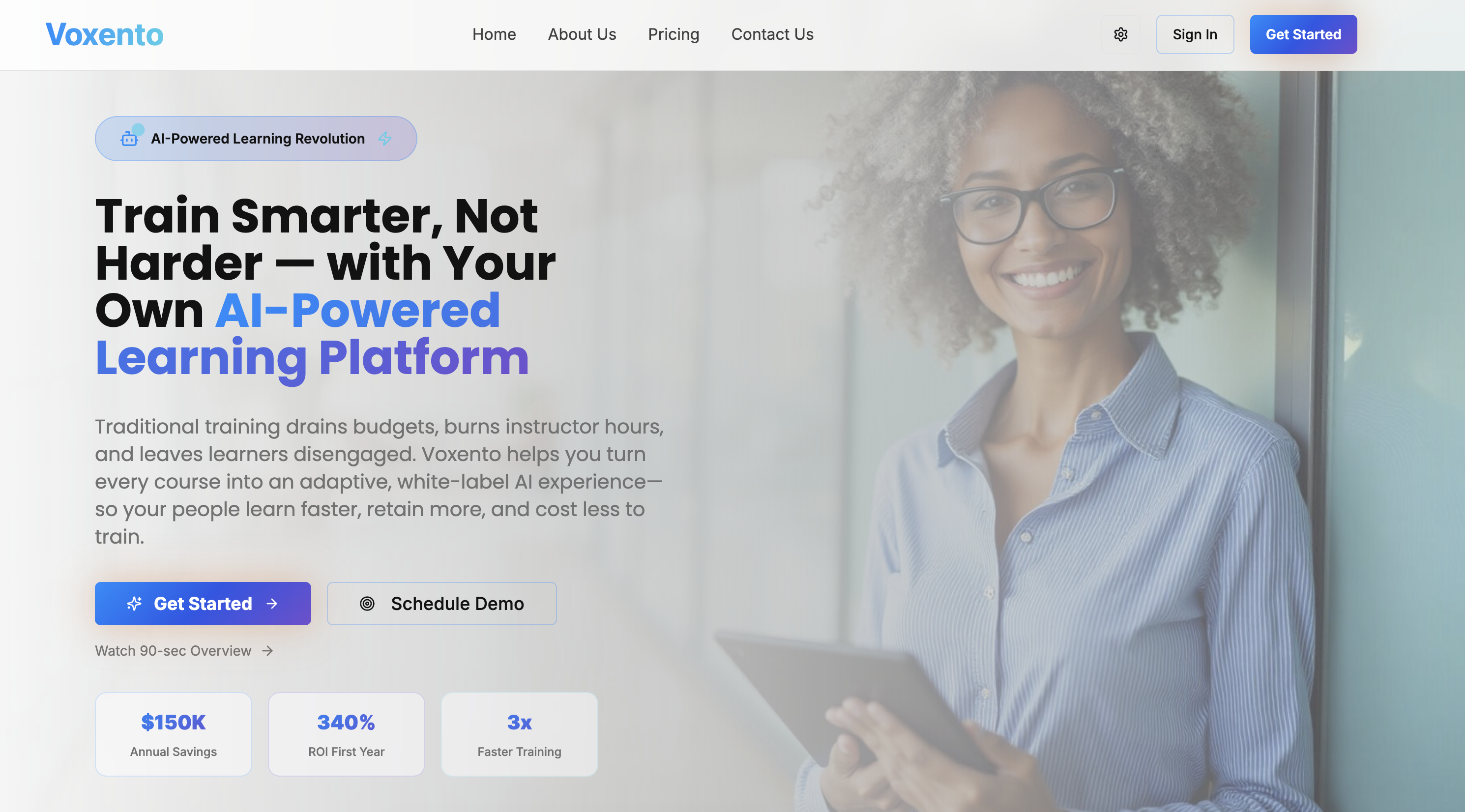 Voxento — AI Communication, Transcription & Course Audio Modules screenshot 1