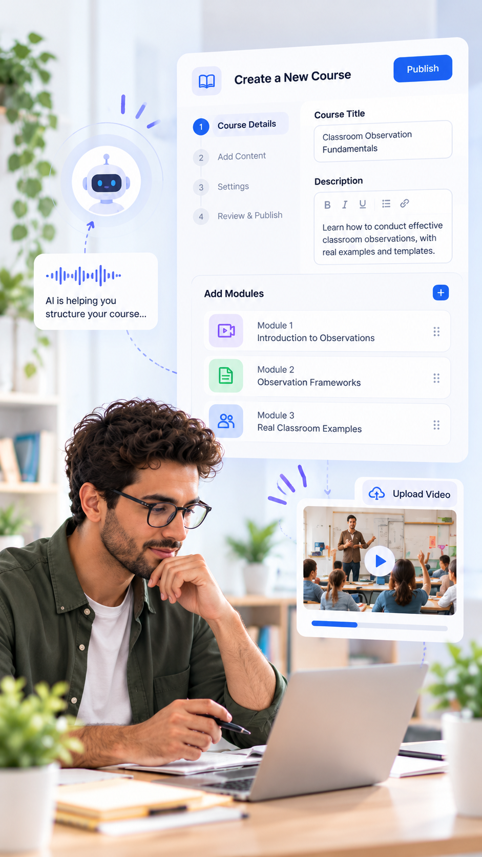 Voxento, AI Communication, Transcription & Course Audio Modules Portraits 2